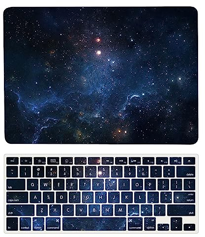 Laptop Cover Case Compatible with New MacBook Pro 16 inch Model M1 A2485/A2780 M2 Pro/Max Chip Released in 2021/2023 with Touch ID, Protective Hard Shell Case & Keyboard Cover, Shining Stars