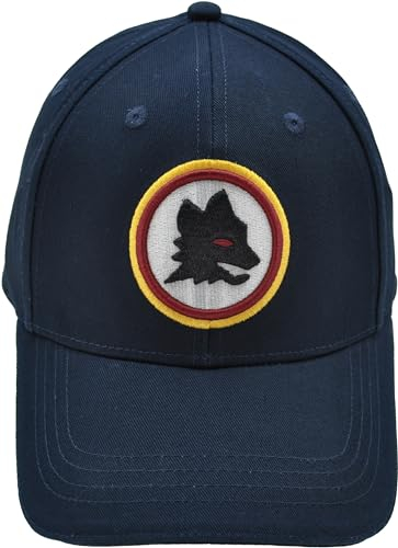 AS Roma Baseball cap Blu Lupetto - Ricamo