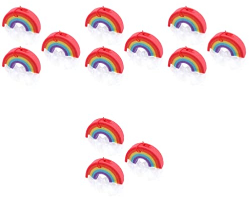 Amosfun 12 Stk Regenbogen-körperbürste Badeschwamm Badezubehör Schaumschwamm Hautwäscher Duschschwamm Schwämme Für Die Körperwäsche Reichhaltig Schäumende Badekugeln Sprudelnde Badekugeln