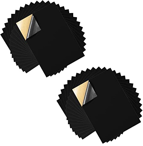 Kliplinc Filzstoff, Schwarzer Weicher Samt-Schubladeneinsatz, A4-Format, 11,69 X 8,27 (Schwarz)