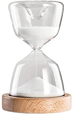 ZlyxLzq Minuterie de sablier, minuterie de sablier de Toilette créative Jouet de Bureau 15 Minutes sablier Gadgets de Cuisine et de Salle de Bain à Domicile