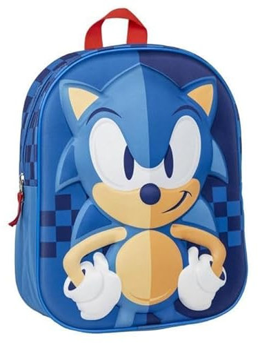 CERDÁ LIFE'S LITTLE MOMENTS 3D, Mochila Infantil de Sonic Unisex niños, Mod. 5, S