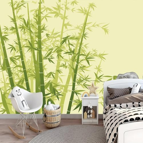 Genérico Papel pintado fotográfico - Planta verde - Fotomural 150 x 105 cm Papel pintado fotográfico Arte de la pared Decoración del hogar