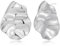 LILIE&WHITE Ohrringe Ohrstecker aus Silber – Eleganter Statement-Schmuck mit organischer Form, polierter Oberfläche und einzigartigem Design