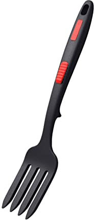 Tenedor flexible de silicona resistente al calor tenedor de cocina apto para lavavajillas Horquilla de cocina antiadherente para hornear y mezclar