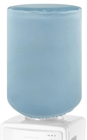 Water Dispenser Barrel Cover for 5 Gallon Water Bottle, Durable Fabric Water Cooler Covers, Elastic Fabric Bucket Decor Protector Cover, Reusable Furniture Standard Cover Protector, Light Blue