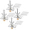 FELTECHELECTR 1ensemble Clips De Fixation Pour Évier Encastrable Kit De Supports Sous Évier Fixations Polyvalentes Pour Installation De Cuisine Et Salle De Bain