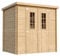 Abri de Jardin en Bois - Stockage extérieur l204xL142xH200cm/2.22m2- Petit abri à Outils, Local à vélos - TIMBELA M311C