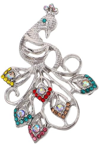 Homoyoyo Broche Forme De De Cristaux Épingle à Vêtement Animalière Pour Écharpes Châles Et Accessoires De Mode Féminins