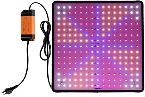 BAODBF 45W LED Pflanzenlampe,225 LED Grow Lampe Vollspektrum,Grow Light,Wachstumslampen für Pflanzen,LED Pflanzenlampe Dimmbar für Zimmerpflanzen,Gemüse,Blume,Aussaat (C)