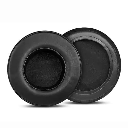 Replacement Earmuff Foam Earpads Cup Pillow Cover Compatible with AKG K52 K72 K92 K242 K240 MKII Headphones Repair Part,Black Leather