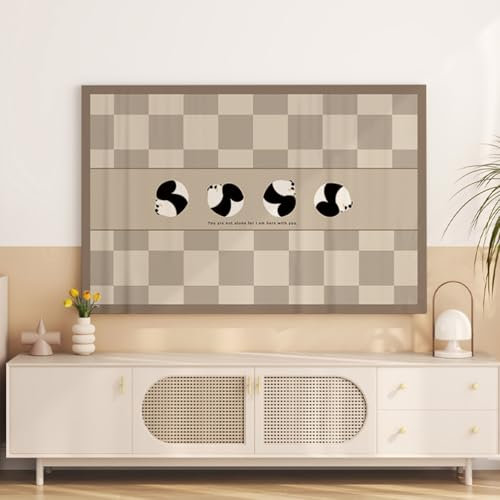 LDLCYCN G,60in, Cubierta De Polvo De TV Cubierta De TV A Prueba De Polvo Protector De Pantalla De TV para LCD Led Escritorio/TV Colgante Protector De Pantalla De TV De Colores