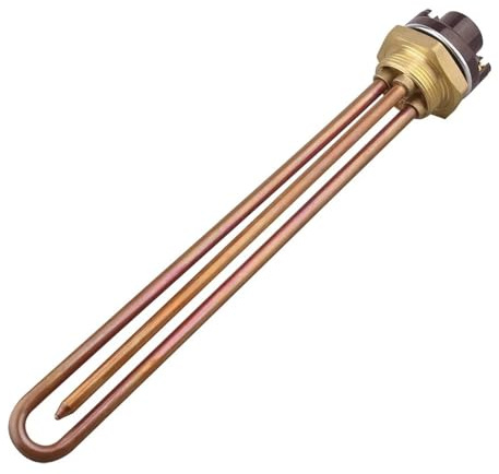 Riscaldatore Elettrico Hot Rod, Scaldabagno Elettrico 220V Con Termostato, Interruttore Di Controllo Della Temperatura, Elemento Riscaldante Con Filettatura DN32 Da 1 1/4 Di Pollice(1200w)