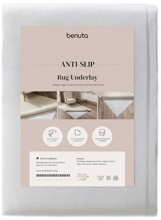 benuta Teppichunterlage - 70x240 cm für Läufer - Antirutschmatte - Antirutschunterlage zuschneidbar - rutschfeste Unterlage für Teppich Wohnzimmer - Extra Rutschunterlage Underlay