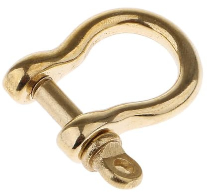 POXZSFX Manille de survie en forme de O, boucle pour corde en paracorde, outil essentiel pour le camping et la randonnée extérieur, boucle pour bracelet corde paracorde forme
