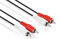 PerfectHD 5m Cinch Kabel | Stereo Audiokabel | 2x Cinch Stecker auf 2x Cinch Stecker | Chinch RCA Kabel Anschlusskabel Cinchkabel | Verbindungskabel für HiFi Verstärker Receiver Heimkino Blu-Ray