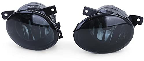 Carparts-Online Klarglas Nebelscheinwerfer Schwarz Smoke Rechts Links für VW T5 Facelift 09-15
