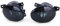 Carparts-Online Klarglas Nebelscheinwerfer Schwarz Smoke Rechts Links für VW T5 Facelift 09-15