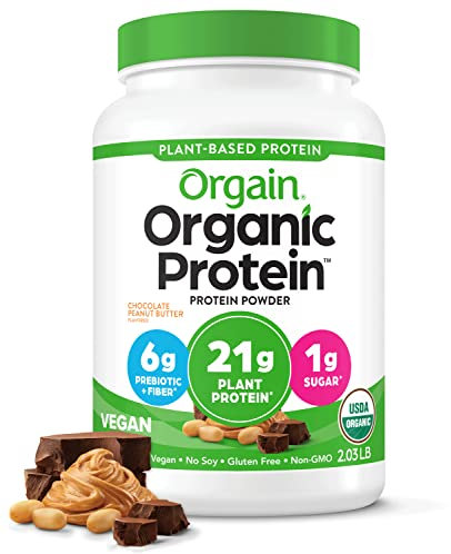 Orgain - Organic Protein Plant-Based Powder Chocolate Peanut Butter - 2.03 lbs.