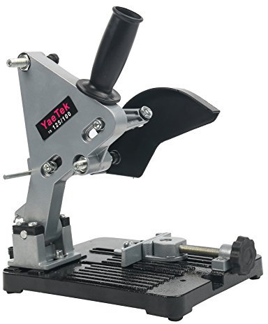 YaeTek Angle Grinder Stand Grinder Holder Cutter Support Cast Iron Base 100 mm 125 mm (4-5 inches)