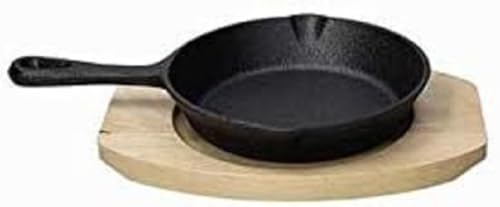 Tognana Fusion Taste padella in ghisa con supporto in legno cm 15