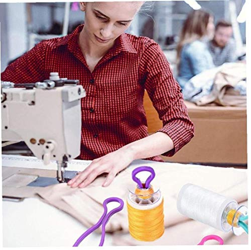 Lankater 20pcs Unterfadenhalter Bobbins Buddies Nähmaschine Zubehör Halter Für Faden-spulen Organizing (zufällige Farbe)