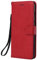 DENDICO Cover per Huawei P Smart 2019 / Honor 10 Lite, Portafoglio PU Custodia in Pelle, Flip Libro TPU Bumper Caso per Huawei P Smart 2019 / Honor 10 Lite - Rosso