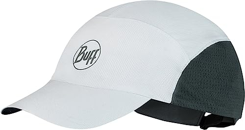 Buff Unisex Solid White Speed Cap, Weiß, S-M EU
