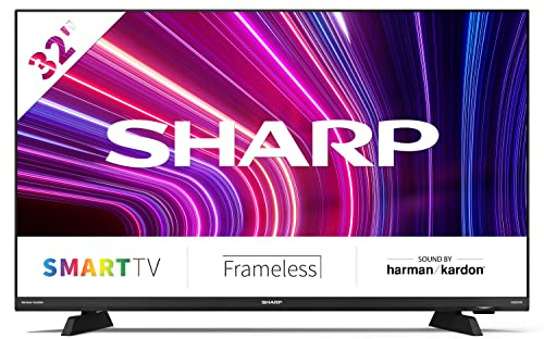 SHARP 32EF6E Smart TV 81cm (32 Zoll), 3X HDMI, 2X USB, Dolby Audio, Active Motion 200