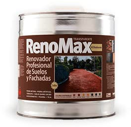 Renomax - Resina Hormigon Impreso y Superficies Porosas Al Disolvente, 15L Cubre hasta 150m² | Repara, Protege y Embellece Suelos y Fachadas | Resina Hormigon Fácil de Aplicar, Garantía 5 Años