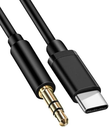 USB C to Aux 3.5mm Audio Jack Cable,Aux to USB C Adapter Lead Type C to 3.5mm Male Headphone Cord Car Stereo Compatible with iPhone 15 Pro Max/Samsung S22/S21/S20/Ultra/Note 20/Pixel 3/4/XL(1M)