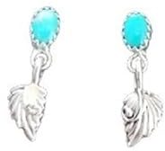 Indianerschmuck Ohrringe Türkis Westernschmuck Ohrstecker by Navajo Artist Sharon McCarthy USA Ohrschmuck Schmuck Western Style