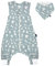Alvi Sommer-Schlafsack mit Füßen/Sleep-Overall Light/Jumper + GRATIS Halstuch - Zootiere - Gr. 80 cm
