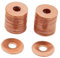 Lot de 40 rondelles plates en cuivre M6 (M6 x 18 x 1 mm)