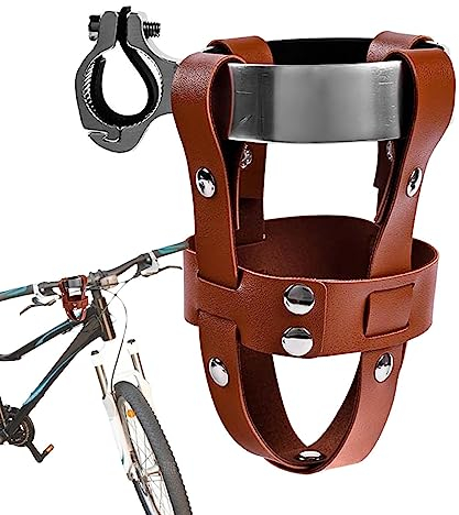 JPSDOWS Flaschenhalter für Fahrrad, verstellbar, vibrationsdämpfend – für Radsport für den Alltag, Retro-Flaschenhalter für Straßen- und Bergfahrräder