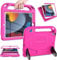 SINSO Kids Case for New iPad 10.2 2021/2020/2019 - iPad 9th/8th/7th Generation Built in Screen Protector, Shockproof Handle Stand Kids Case for iPad 10.2 (9th/8th/7th Gen) - Rose