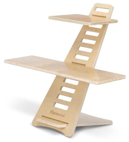Standing Desk, Stand up desk, Birch Solid Wood, Work and Home Office Ergonomics, Office adjustable Bar Table.