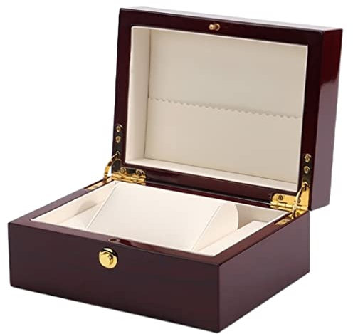 REEKOS Uhren Aufbewahrungsbox Uhrenbox Uhrenschatulle Uhrenetui Bemalte Uhrenbox Uhrenbox Aus Holz Aufbewahrungsbox Retro Schmuckschatulle Uhren Organizer Uhrenkasten Uhrenkoffer