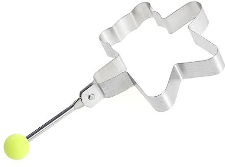 MAGICLULU Egg Ring Cooker Egg Making Breakfast Sandwiches Maker Egg Frying Mold Fried Egg Rings Stainless Steel Egg Shaper Pancake Ring Pancake Maker with Handle Pancakes Template