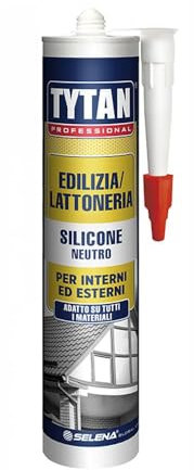 silicone neutro per edilizia/lattoneria bianco ml 300 Tytan