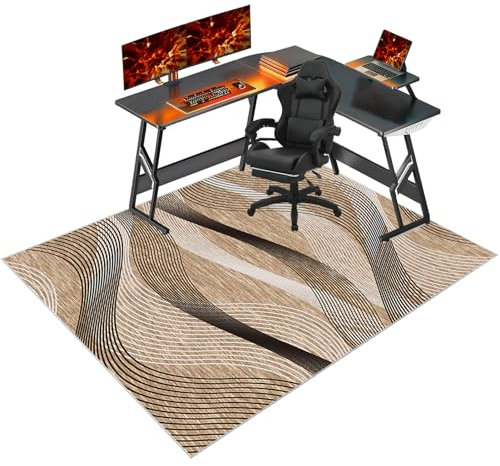 Tapis de Protection de Sol, Tapis de Chaise Gaming, Tapis de Chaise de Bureau pour Sol Dur, Tapis de Chaise à Rouler, Tapis de Protection Professionnel pour Gaming et Le Travail 70 x 100 cm