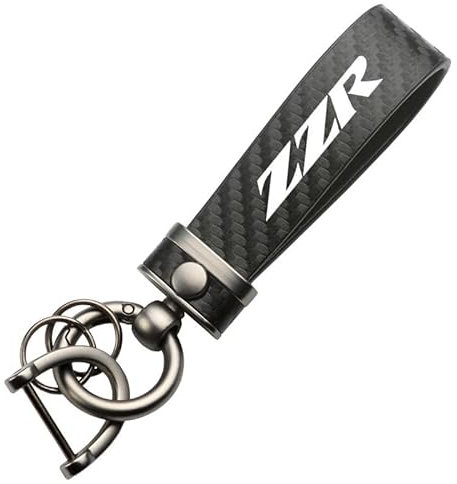 Porte-clés De Moto En Alliage De Zinc Et Fiber De Carbone, Pour Kawasaki ZZR1400 ZZR 1400 1200 400 600, Cadeaux