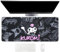 Hello Kitty Jumbo Kuromi Desk Mat, Large Desktop Mousepad, Kawaii Desk Pad, Cute Hello Kitty Decor, 70 x 30 cm