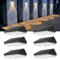 ELLASAY Solar Fence Lights Outdoor Garden,10 Color Modes Garden Light Solar Powered Waterproof, Bright Solar Lights for Outside Deck Patio Gate Yard Decoration-6Pack