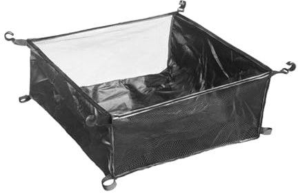 zwxqe Under Table Storage Bag Camping | Hangable Storage Basket for Outdoor Camping Table - Picnic Portable Storage Basket Foldable Net Bag Under Table Basket Storage