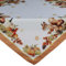 Tischdecke Mitteldecke Tischläufer Kissen Herbst Druckdesign Eichhörnchen mit Herbstfrüchten Terracotta bunt (85 x 85 cm)