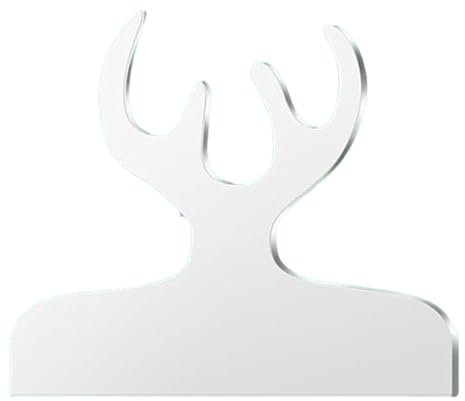 Tuxxjzm Acrylic Router Template | Christmas Elk Router Templates,Cutting Board Router Template, Christmas Router Templates for Parties, Picnics, Wedding