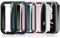 Hianjoo 5 Pack Cover con Vetro Temperato Compatibile per Xiaomi Smart Band Active 9, Pellicola Proteggi Schermo PC Custodia Compatibile con Xiaomi Smart Band Active 9