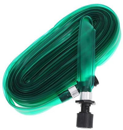 KONTONTY Tubo Flessibile Piatto Per Irrigazione Da Giardino Realizzato in Pvc Compatibile Irrigatori Rapidi Include Guarnizione Per Prevenire Perdite