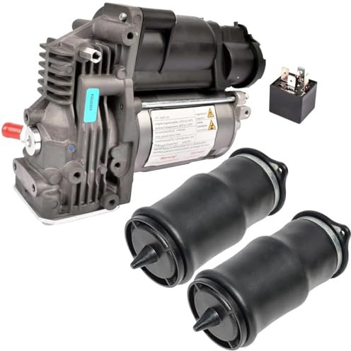 Suspensiones de aire Kit de reparación de suspensión neumática AP02, bolsa de resorte y bomba de compresor para Mercedes Vito Viano W639 V639 Bomba de suspensión